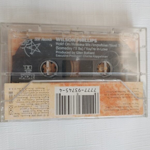 Wilson Phillips, Hold On (Audio Cassette Tape, 1990) Canada - Picture 2 of 3